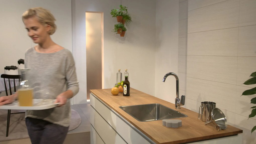 Hansgrohe Logis, páková drezová batéria 260, chrómová, HAN-71835000