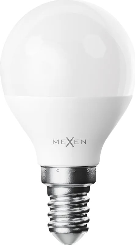 Mexen Nova, LED žiarovka E14, G45, 7W, neutrálna - 4000K, 735 lm - L101-E14-0740-01