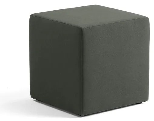 Taburet CASUAL, látka ETNA, 500x500 mm, tmavozelená