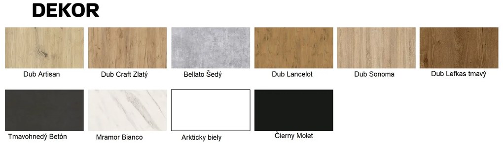 OKRÚHLY ROZKLADACÍ STÔL HAROLD 90 / 166 cm KAŠMÍR