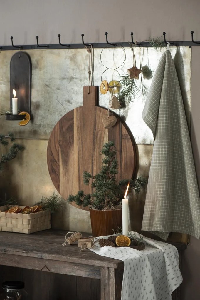 Drevená okrúhla doska OILED ACACIA WOOD