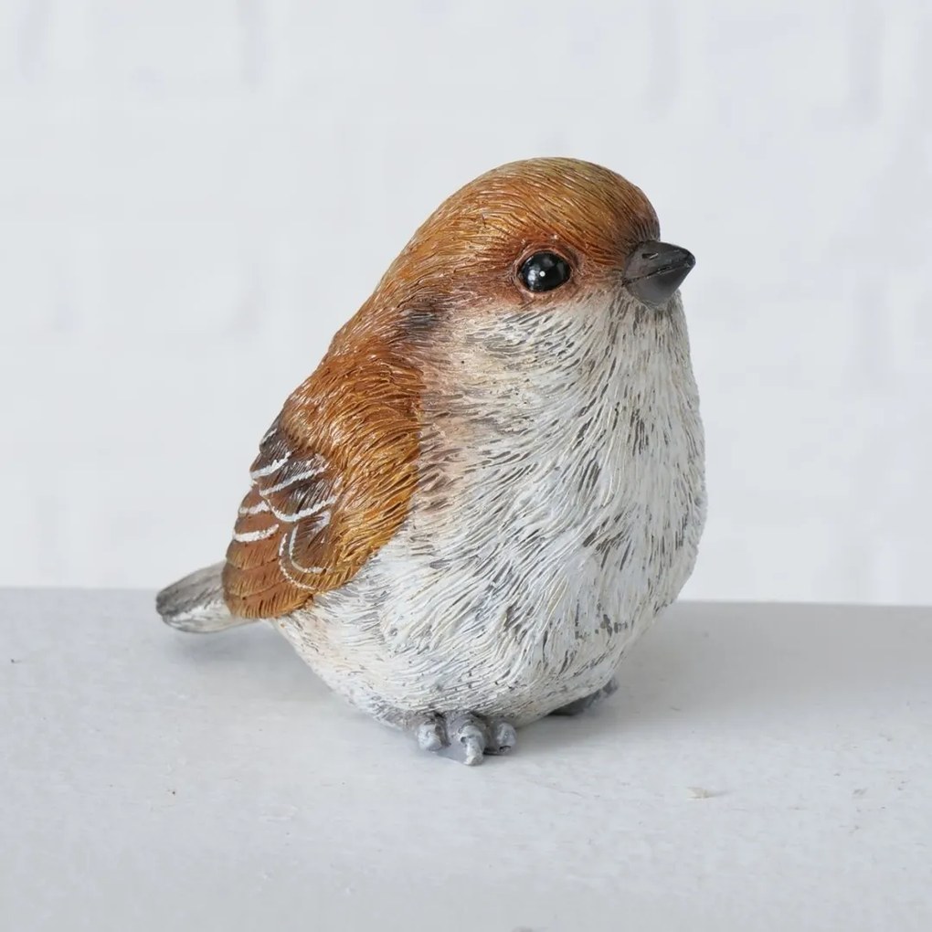 Záhradná figúrka z polyresinu Cobie, sada 2ks, 7 cm, hnedá