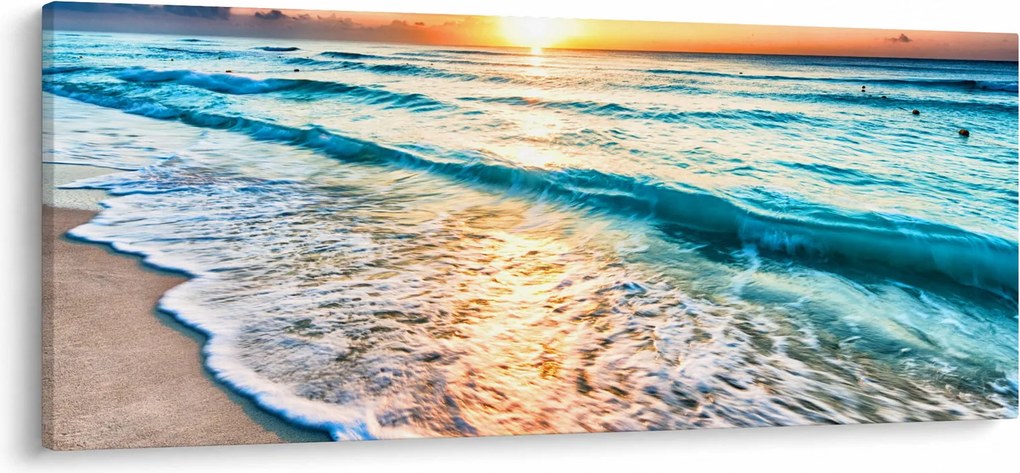 Obraz - Morská pláž (120x50 cm)