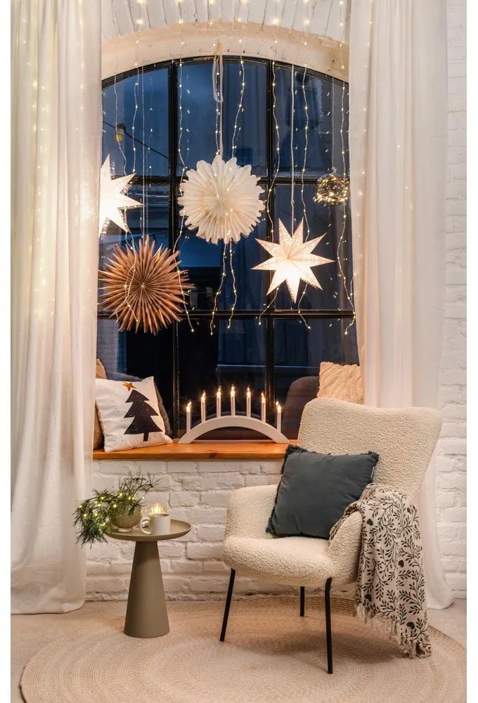 Krémové kreslo z umelej kožušiny Glasgow – Bonami Essentials