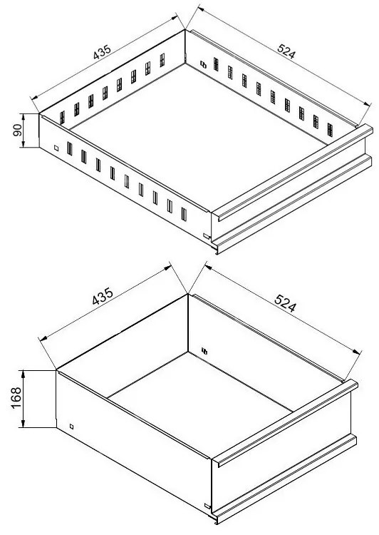 Pojazdný dielenský vozík na náradie k pracovným stolom do dielne GD, 3 zásuvky, 575 x 600 x 850 mm, modrá