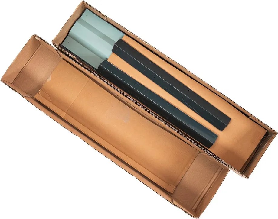 Vyvýšený záhon LEGI 0,65 × 2 m, pozinkovaný oceľový rám, výška 40 cm