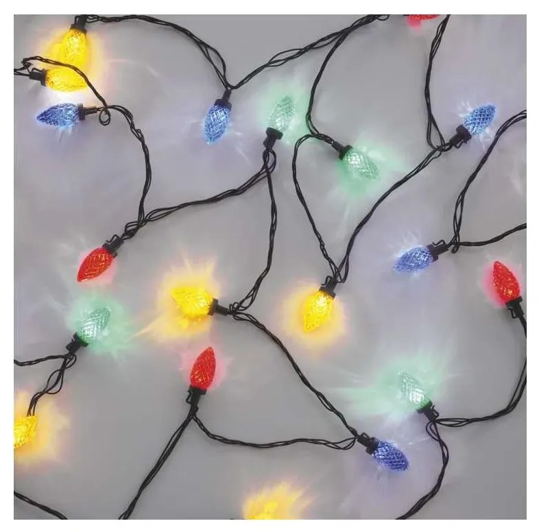 LED Vianočná vonkajšia reťaz 50xLED/8 módov 14,8m IP44 multicolor