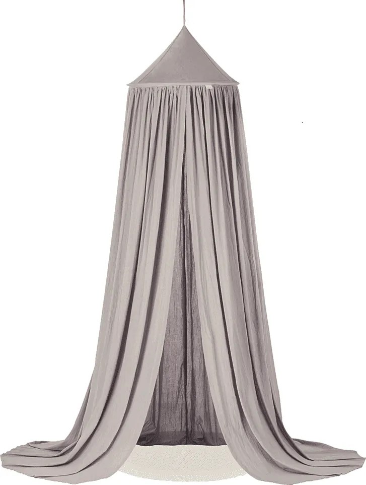 Baldachýn bavlnený tmavo béžová