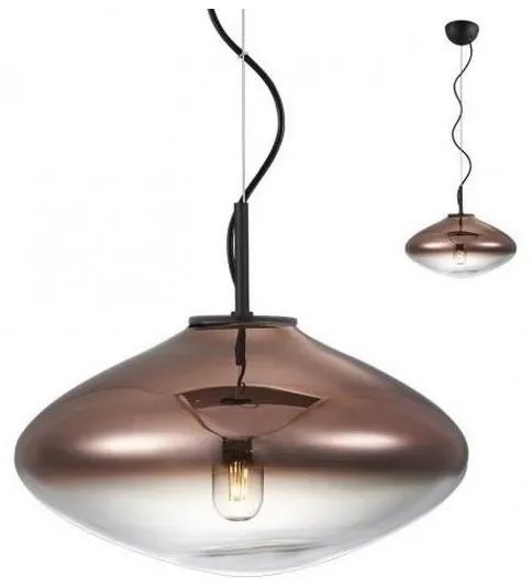 Redo 01-1620 - Luster na lanku ABSOLUTE 1xE27/42W/230V medená