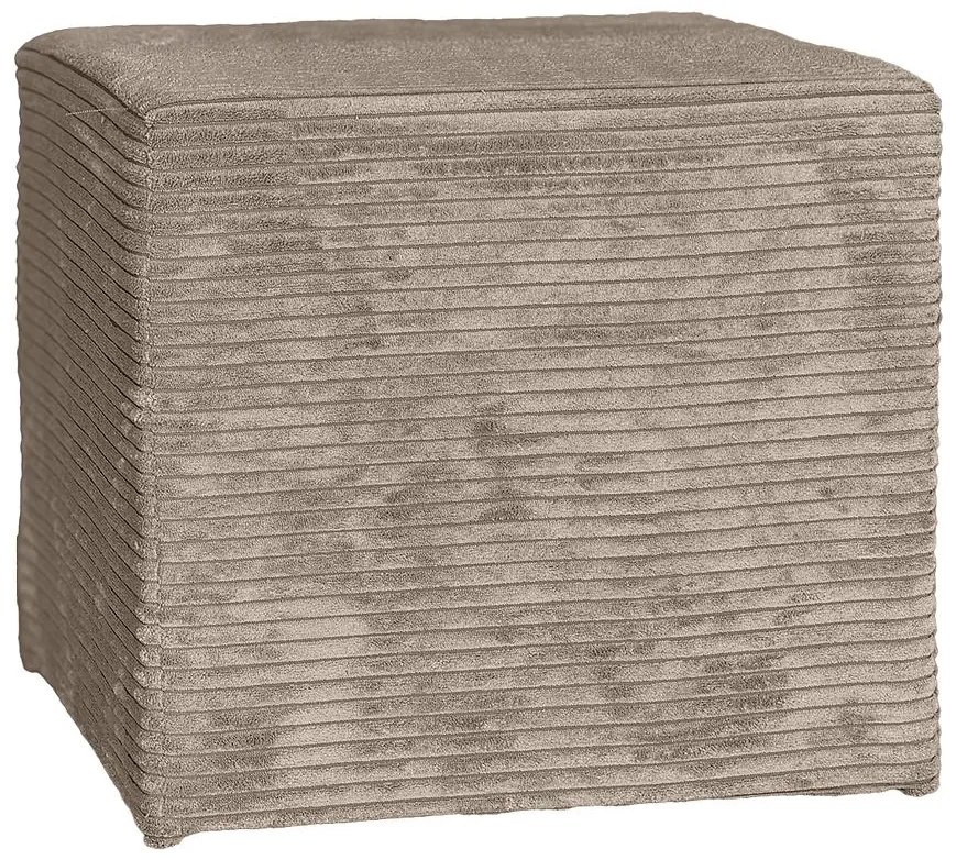 Taburetka kocka Poso 2 béžová