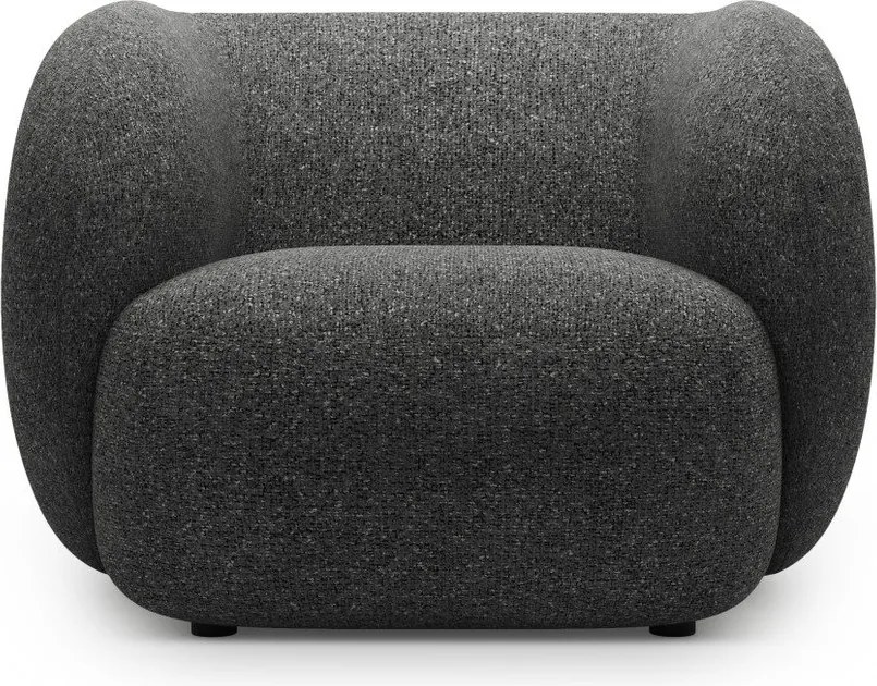 Tmavosivé kreslo Kate – Micadoni