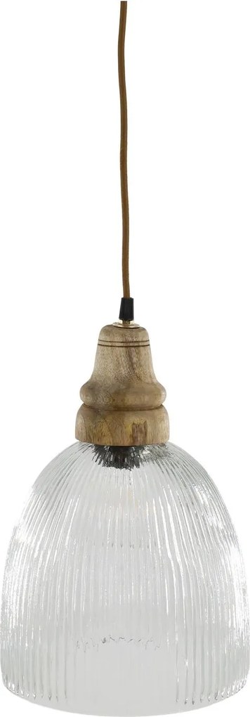 Závesné sklenené svetlo Mirabelle - Ø 23*33 cm