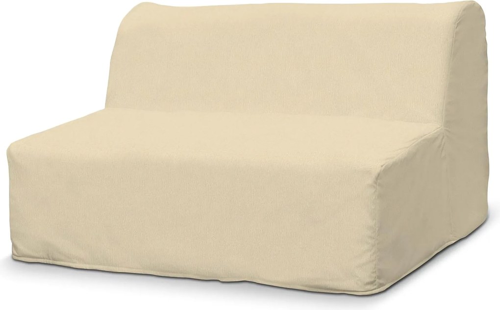 Poťah na sedačku Lycksele, jednoduchý farba produktu krémová látka lesklá, zapletaná
