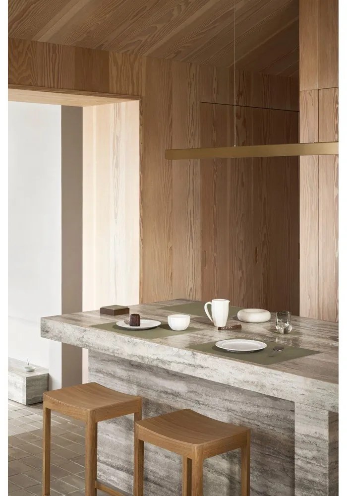 Hnedý dekoratívny drevený úložný box 11x11x3 cm Square S – LIND DNA