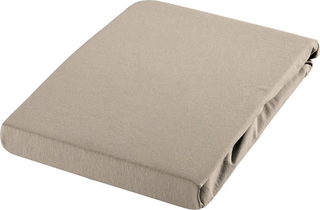 XXXLutz NAPÍNACIA PLACHTA, džersej, taupe, 90-100/200-220 cm Novel - Obliečky & plachty - 005054003008
