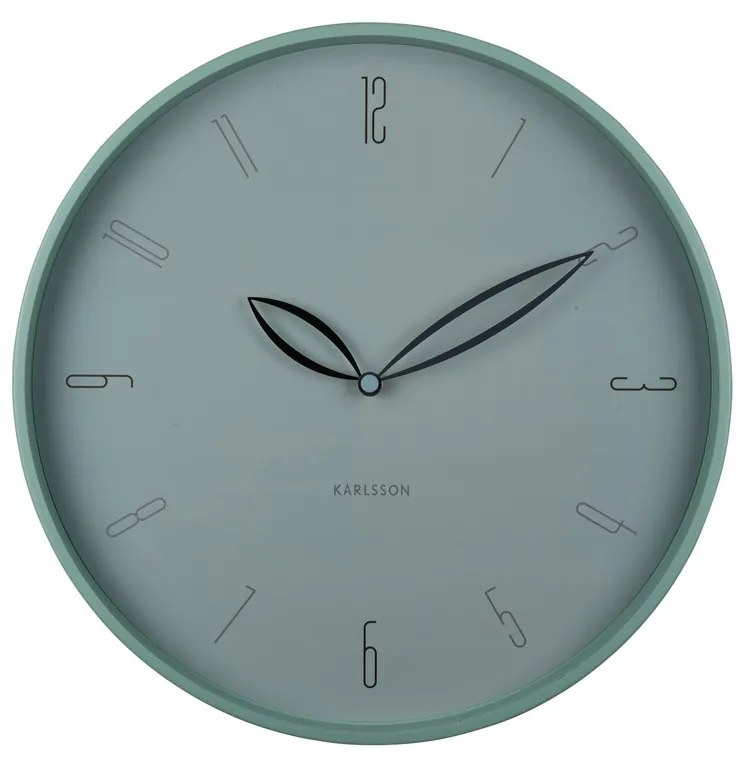 Karlsson 6012BL dizajnové nástenné hodiny modrá, pr. 40 cm