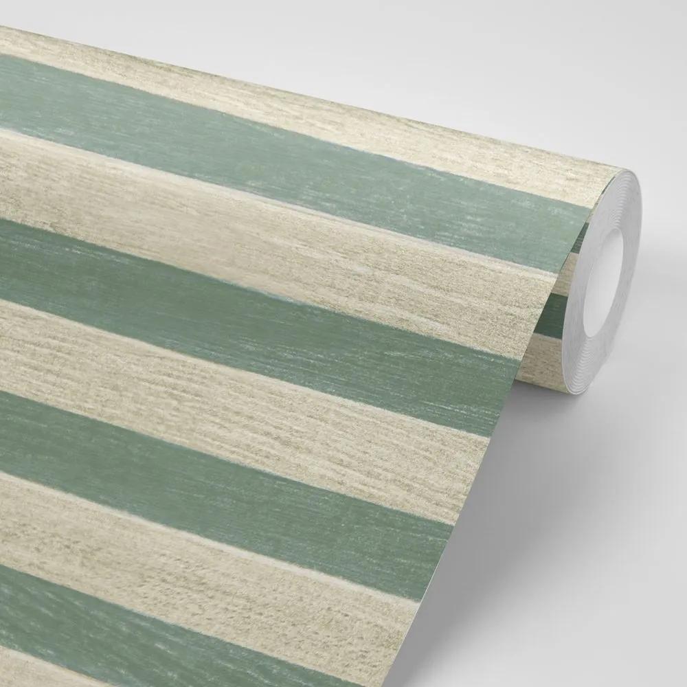 Samolepiaca tapeta imitácia dreva v zaujímavom zelenom prevedení