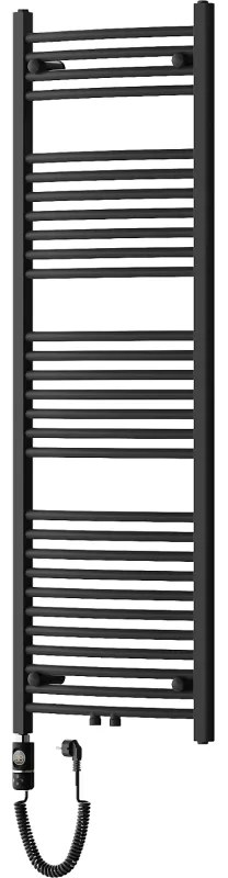 Mexen Ares, elektrické vykurovacie teleso 1500x500 mm + vykurovacia tyč 600 W, čierna, W102-1500-500-2600-70