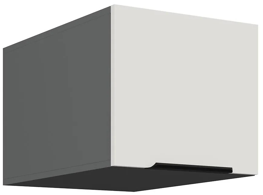 Kuchynská skrinka Aria-Wh/Ant Anti Fingerprint 40 Nagu-36 1f
