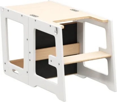 Učiaca veža 3v1 Mooby 35 naturálna / biela