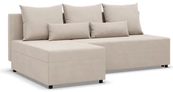Rohová rozkladacia sedačka FERMO Kronos béžová