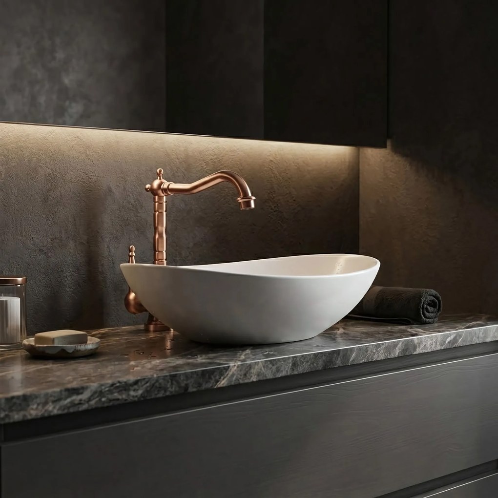 Rea Bona Old, vysoká drezová batéria h-285, medená matná, REA-B6528