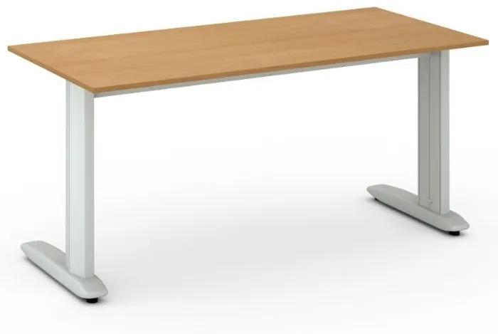 Kancelársky písací stôl PRIMO FLEXIBLE 1600 x 800 mm, dub prírodný