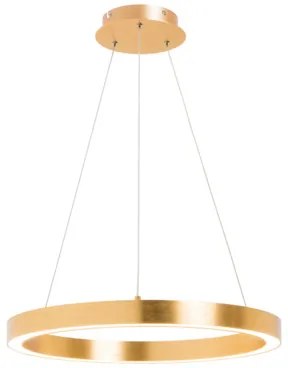 LED luster na lanku zlatá CARLO 50 cm