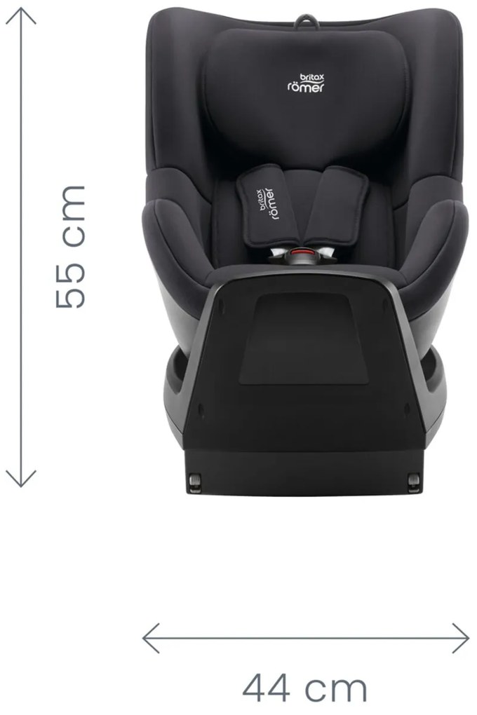 BRITAX RÖMER autosedačka Dualfix M Plus - midnight grey