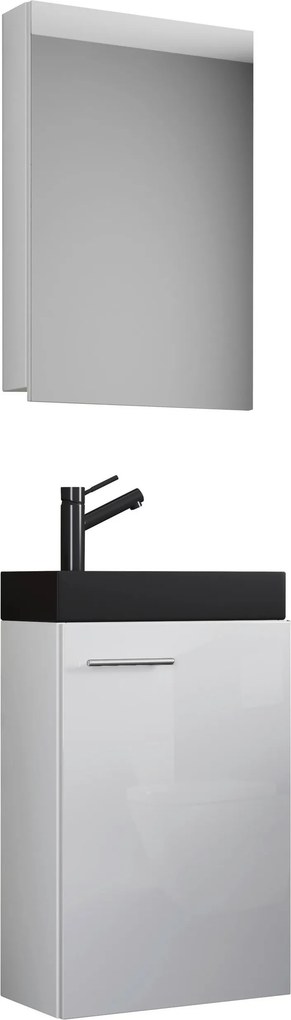 XXXLutz HOSŤOVSKÁ KÚPEĽŇA, biela, 41 cm MID.YOU - Online Only kúpeľne - 000657037901