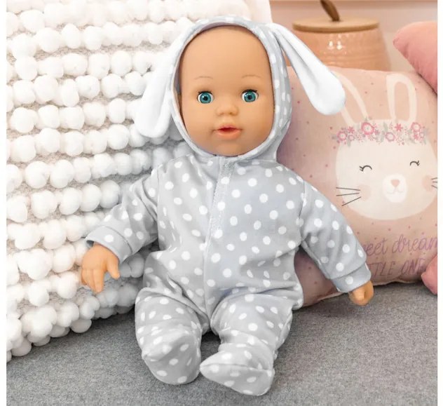Bayer Design Bábika Anna First Words, 38 cm (sivá) (100355112)