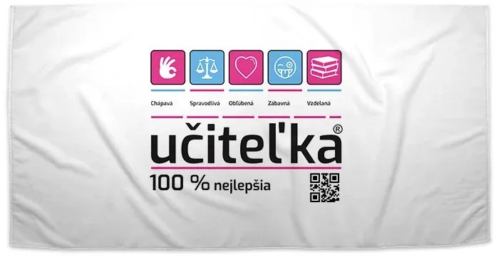 Sablio Uterák Učiteľka - 30x50 cm