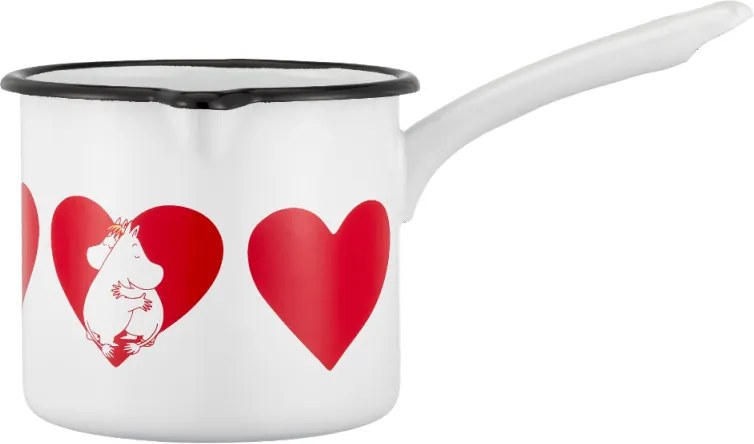 Kastról Moomins Heart 1,3l, smalt