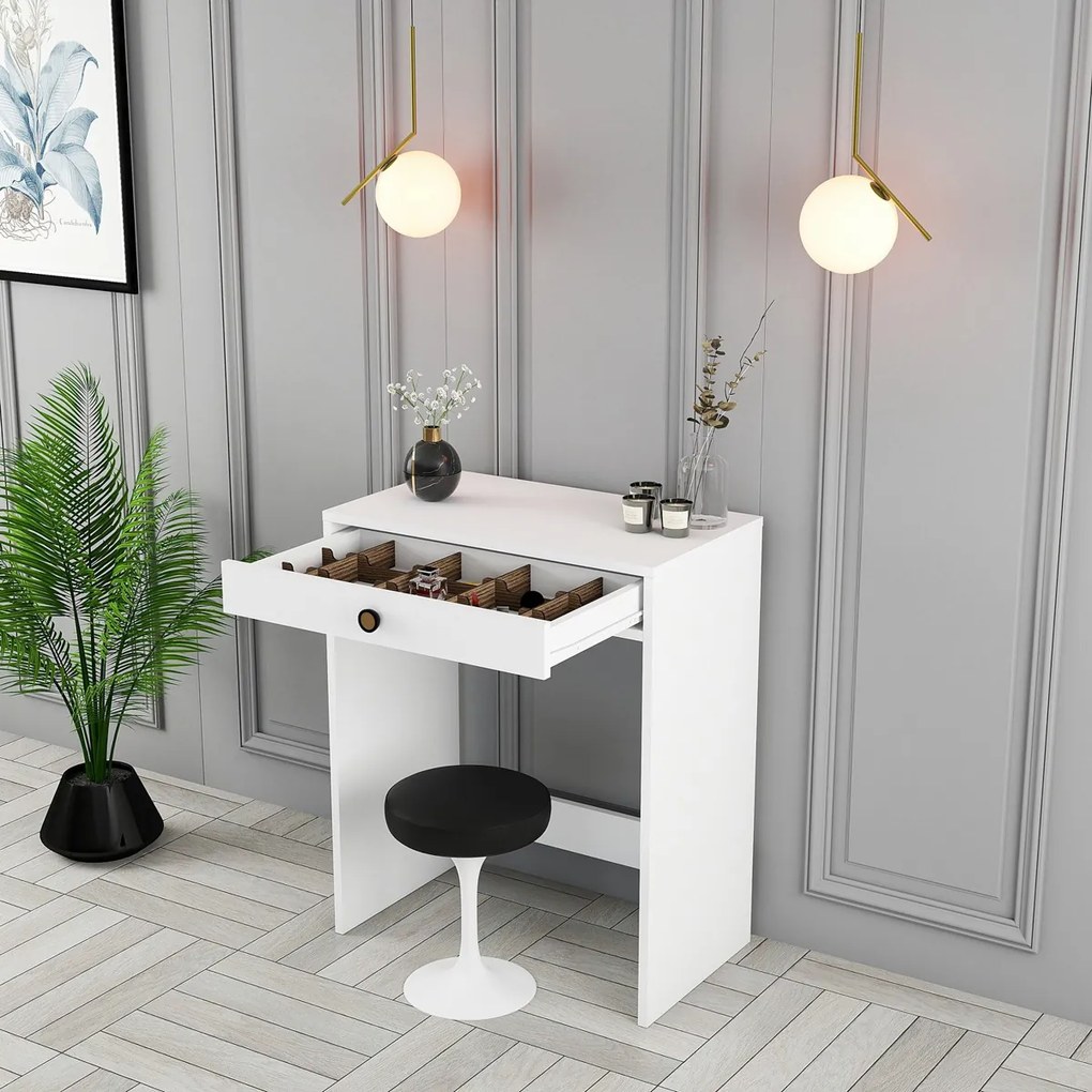 Kozmetický stolík Lizbon White