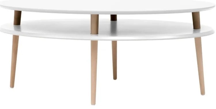 Biely konferenčný stolík Ragaba OVO