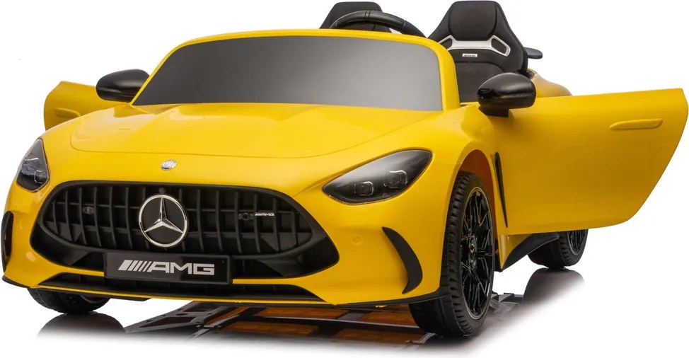 LEAN CARS Elektrické autíčko Mercedes GT63 AMG DK-GT63 24V LCD žlté