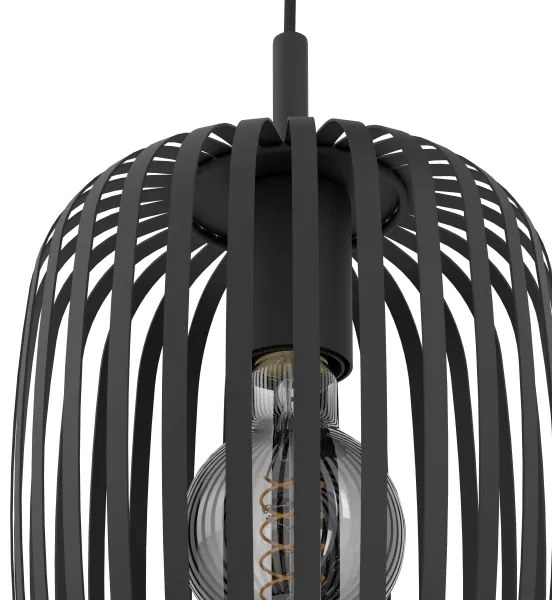 Eglo 900686 - Luster na lanku ROMAZZINA 3xE27/40W/230V čierna