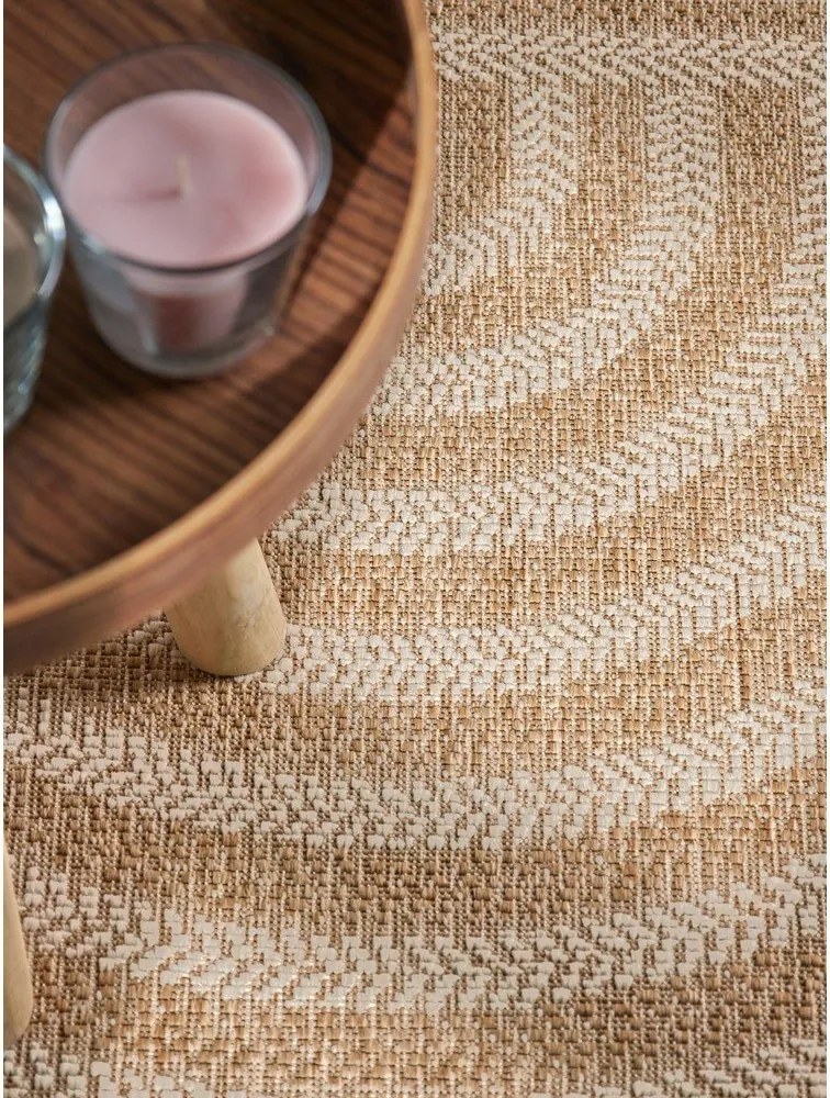 Krémový/v prírodnej farbe vnútorný a vonkajší koberec 160x230 cm Haringey Woodfield – Ted Baker