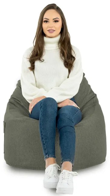 Kreslo melanž Porto zelené