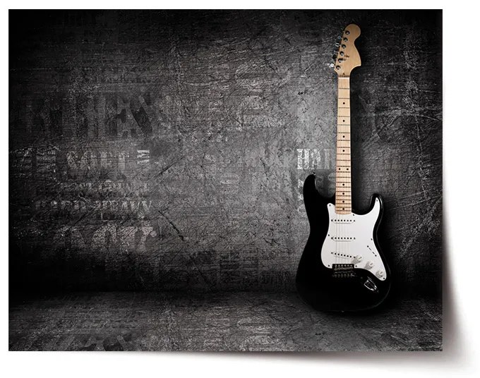 Sablio Plagát Gitara - 120x80 cm