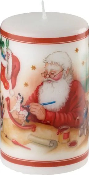 Villeroy & Boch Winter Specials sviečka Santa vyrába hračky, 7 x 12 cm