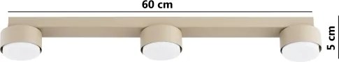 Brilagi - LED bodové svietidlo MONO 3xGX53/13W/230V béžová