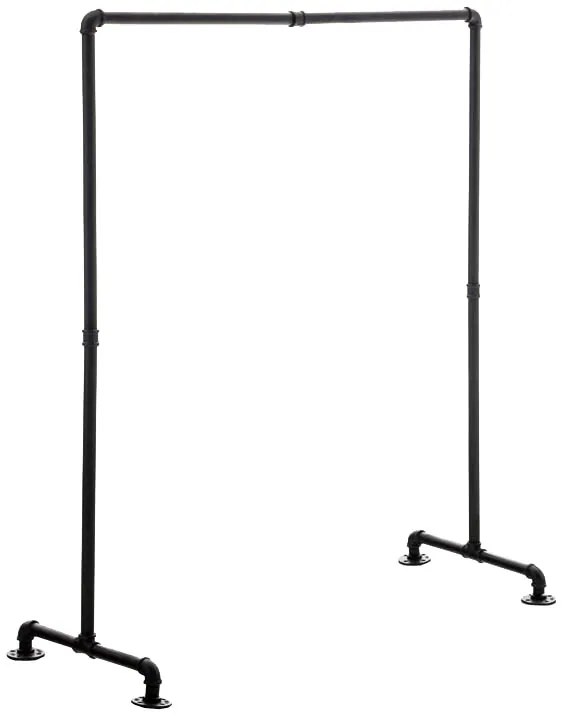 Vešiakový stojan Jersey 161760901 - 55x120x150 v industriálnom štýle - Čierna