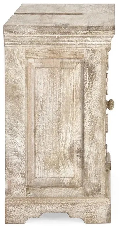 furniture-nabytek.cz - Masivní spodní dřezová skříňka Patina Mango, lakovaná, přírodní – 73×33×61 cm