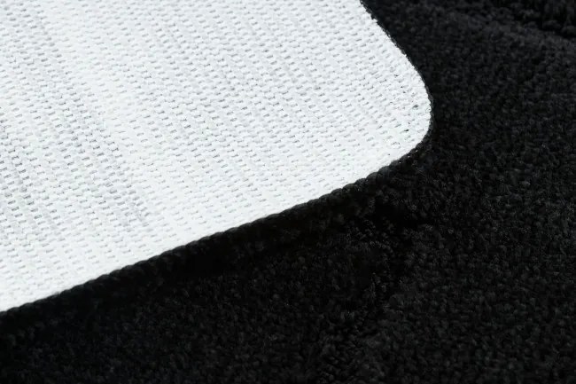 Kúpeľňový koberček SUPREME LINES línie, čierny