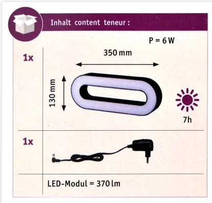 Paulmann 93933 - LED/6W IP44 Stmievateľná vonkajšia prenosná lampa MOVAL 230V