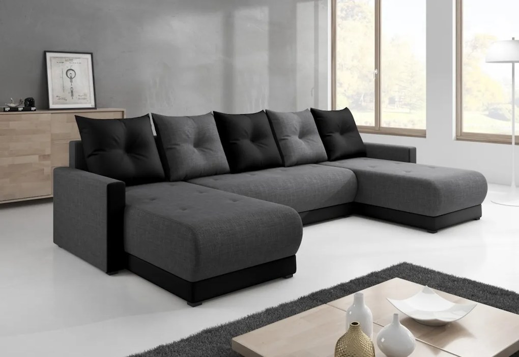 Sedacia súprava do U DESIGNIA, 286x140 cm, sawana, sawana 05_14