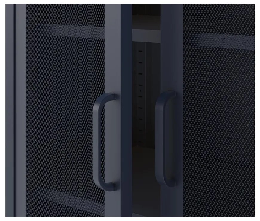 Tmavomodrá skrinka 80x170 cm Diora – Marckeric