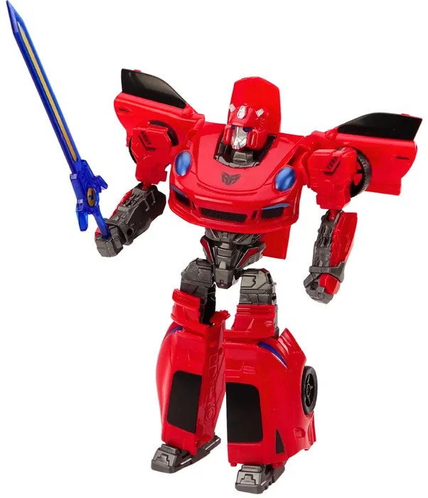 LEAN TOYS Auto-Robot 2v1 Transformers – červená