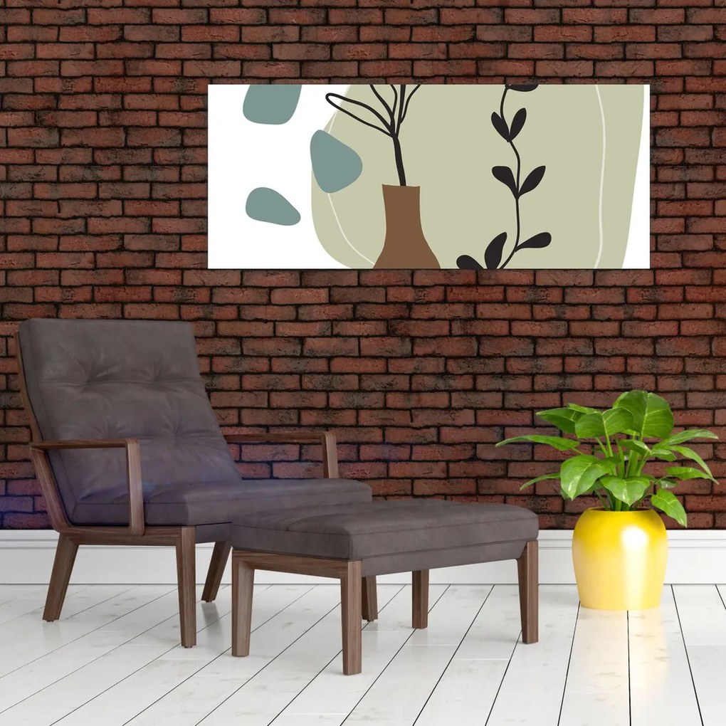 Obraz - Kvety vo váze N⁰2 (120x50 cm)